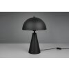 Lampe Champignon  Alfie Lampe à poser Luminaires Trio Noir, 1 lumière