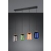 Cork Suspension Luminaires Trio Noir, 4 lumières