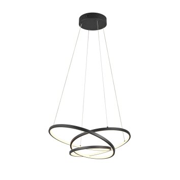 Darvin Suspension Luminaires Trio LED Noir, 1 lumière