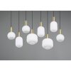 Diva Suspension Luminaires Trio Laiton, 8 lumières