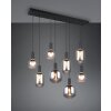 Diva Suspension Luminaires Trio Noir, 8 lumières