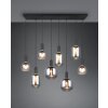 Diva Suspension Luminaires Trio Noir, 8 lumières