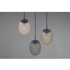 Facette Suspension Luminaires Trio Noir, 3 lumières