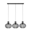 GILA Suspension Luminaires Trio Noir, 3 lumières