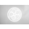 Mandala Plafonnier Luminaires Trio LED Blanc, 1 lumière, Télécommandes