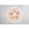 Mandala Plafonnier Luminaires Trio LED Gris, 1 lumière, Télécommandes