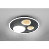 Pebble Plafonnier Luminaires Trio LED Noir, 1 lumière, Télécommandes