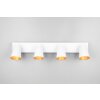 Sharp Spot de plafond Luminaires Trio Blanc, 4 lumières