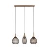 SORAYA Suspension Luminaires Trio Vieux laiton, 3 lumières