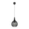 SORAYA Suspension Luminaires Trio Noir, 1 lumière