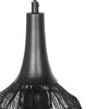 SORAYA Suspension Luminaires Trio Noir, 1 lumière