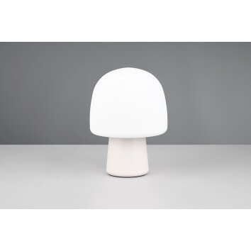 Style champignon  Steen Lampe à poser Luminaires Trio Gris, 1 lumière