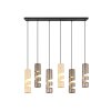 Stream Suspension Luminaires Trio Multicolore, 6 lumières