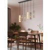 Stream Suspension Luminaires Trio Multicolore, 6 lumières