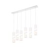 Stream Suspension Luminaires Trio Blanc, 6 lumières