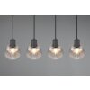 Tarifa Suspension Luminaires Trio Noir, 4 lumières