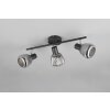 Tarifa Spot de plafond Luminaires Trio Noir, 3 lumières