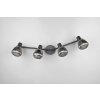 Tarifa Spot de plafond Luminaires Trio Noir, 4 lumières