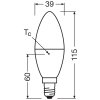 Luminaires Osram E14 7.5 Watt blanc neutre 806 Lumen