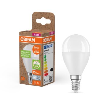 Luminaires Osram E14 7.5 Watt blanc neutre 806 Lumen