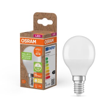 Luminaires Osram E14 4.9 Watt blanc chaud 470 Lumen