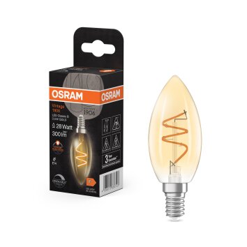 Luminaires Osram E14 3.5 Watt blanc chaud dimmable 300 Lumen