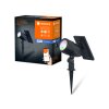 WIF Lampe solaire Luminaires Ledvance LED Noir, 1 lumière, Détecteur de mouvement, Changeur de couleurs