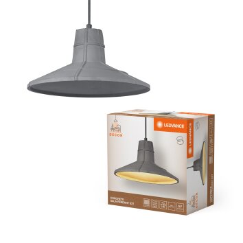 DECOR Applique murale / Plafonnier Luminaires Ledvance Gris, 1 lumière