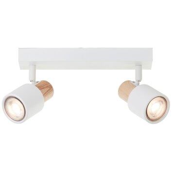 Pini Spot de plafond Luminaires Brilliant Blanc, 2 lumières