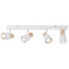 Pini Spot de plafond Luminaires Brilliant Blanc, 4 lumières