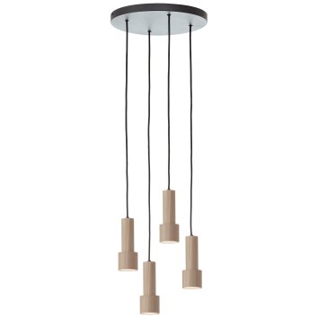 Cadiz Suspension Luminaires Brilliant Noir, 4 lumières