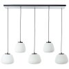 Kaizen Suspension Luminaires Brilliant Noir, 5 lumières