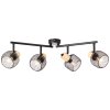 Giada Spot de plafond Luminaires Brilliant Noir, 4 lumières