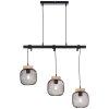 Giada Suspension Luminaires Brilliant Noir, 3 lumières