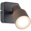 Cadiz Spot mural Luminaires Brilliant LED Noir, 1 lumière