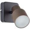 Cadiz Spot mural Luminaires Brilliant LED Noir, 1 lumière