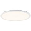 Briston Plafonnier Luminaires Brilliant LED Blanc, 1 lumière, Télécommandes