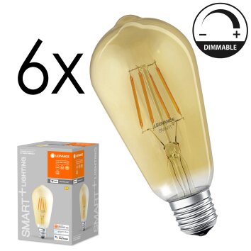 E27 LED 6 Watt blanc chaud dimmable 680 Lumen