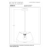 JESSICA Suspension Luminaires Lucide Noir, 1 lumière