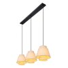 TRIBUTE Suspension Luminaires Lucide Noir, 3 lumières