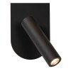 KELLY Applique murale Luminaires Lucide LED Noir, 1 lumière