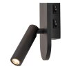 KELLY Applique murale Luminaires Lucide LED Noir, 1 lumière