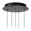 KLIGANDE Suspension Luminaires Lucide LED Noir, 5 lumières