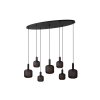 ELOISE Suspension Luminaires Lucide Noir, 7 lumières