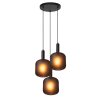 ELOISE Suspension Luminaires Lucide Noir, 3 lumières