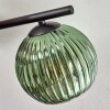 Koyoto Plafonnier, Boule lumineuse Bleu, Vert, Cuivré, 5 lumières