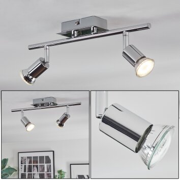 Ilaro Plafonnier, Spot de plafond Chrome, 2 lumières