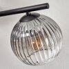 Koyoto Plafonnier, Boule lumineuse Clair, Fumé, 4 lumières