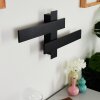 Applique murale Cuchara LED Noir, 2 lumières