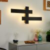 Applique murale Cuchara LED Noir, 2 lumières